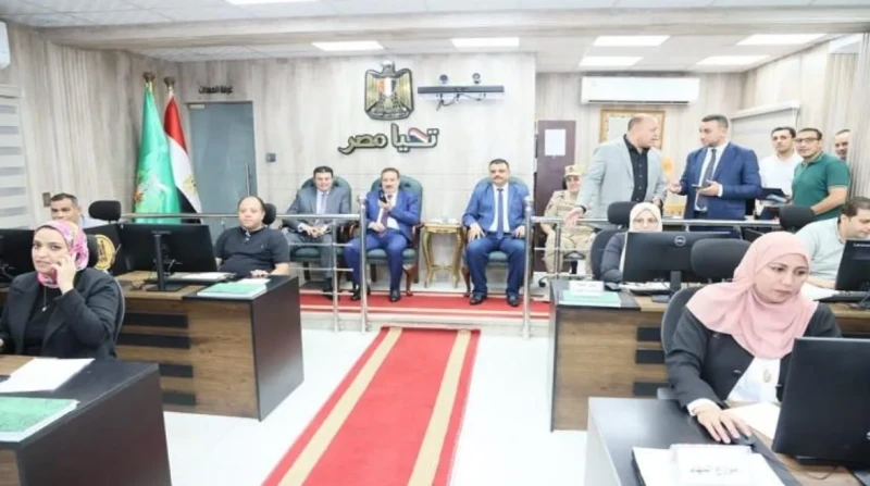 انهيار مروحة فوق رئيسة لجنة انتخابية في المنوفية