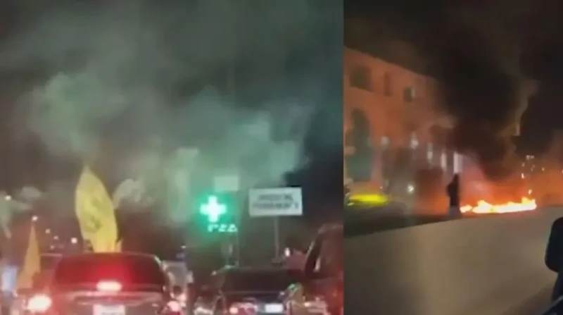 تظاهرات وتصاعد التوتر في لبنان بعد قرار نزع سلاح حزب الله.. مسيرات وإغلاق طرقات