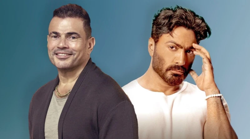 "لو إنت يوم أنا أسبوع".. رد قاسي من عمرو دياب على تامر حسني