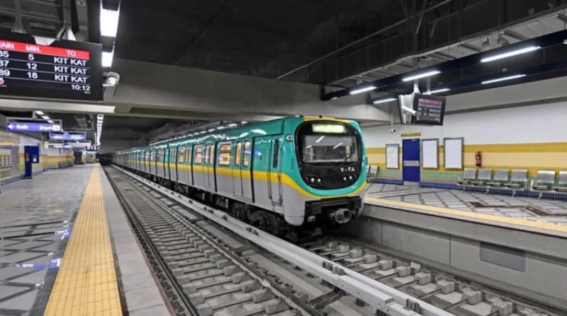 استئناف عمل محطة شبرا الخيمة واستقرار حركة قطارات الخط الثاني بشكل كامل