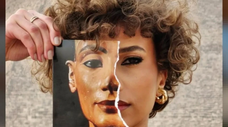 "رويدا رمضان" عارضة الأزياء التي تجسد وجه نفرتيتي