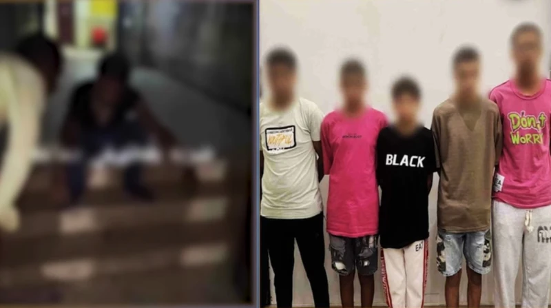 بسبب معاكسة فتاة.. تفاصيل فيديو الاعتداء على شاب بالإسكندرية