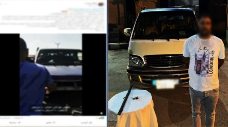 "في وصلة عتاب".. ضبط سائق ميكروباص اعتدى على شخصين بالمعصرة