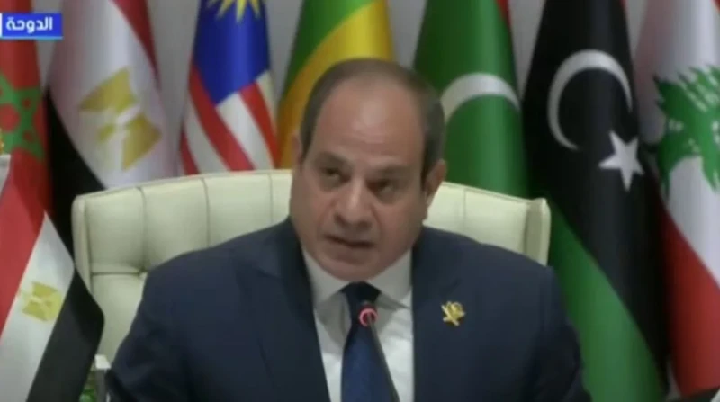 السيسي يؤكد أن الهجوم الإسرائيلي تجاوز الحدود المسموح بها