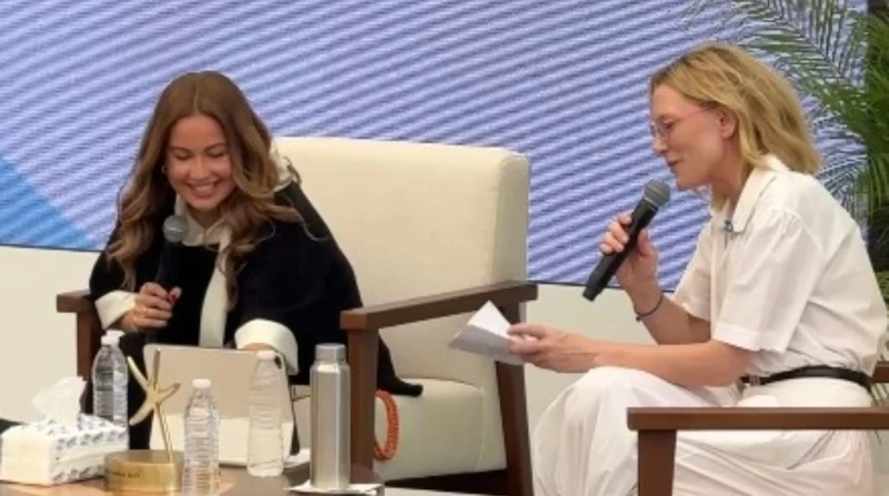 مهرجان الجونة، كيت بلانشيت تشيد بالدور المصري في وقف الحرب بغزة