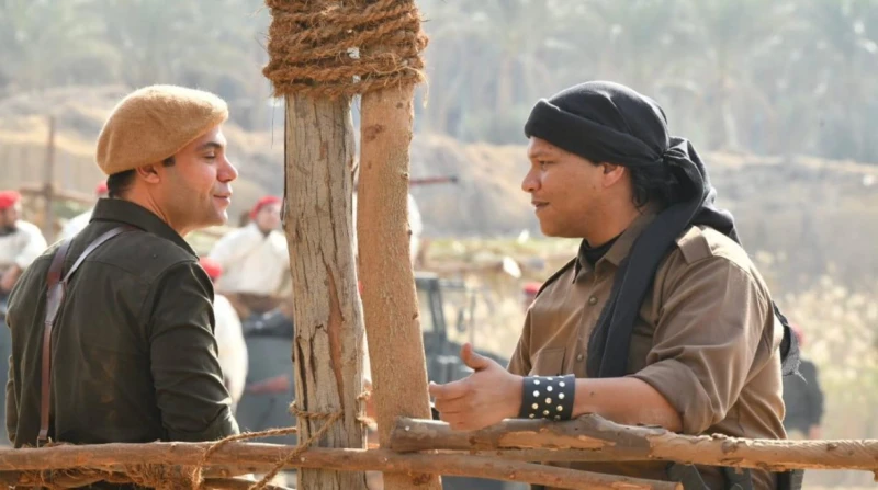 بصور من الكواليس، أحمد عبدالحميد يشوق الجمهور لفيلم "شمس الزناتي"