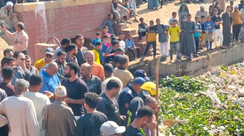 ارتفاع عدد ضحايا حادث ترعة منقباد إلى 3 صغار