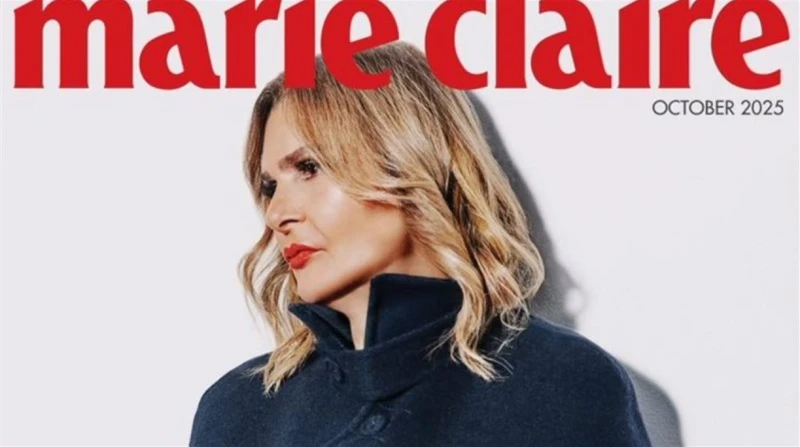 يسرا تتصدر غلاف "ماري كلير" بإطلالة فخمة