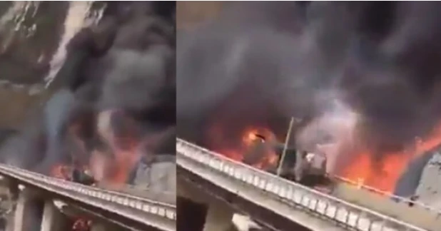 حادث مفزع بالمدينة المنورة..وفاة 40 معتمر والسبب شاحنة نفط: البقاء لله