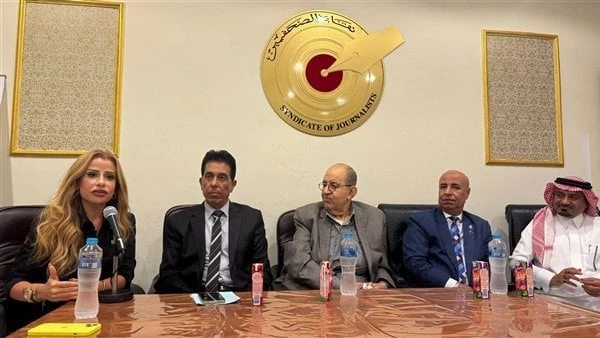 نجوم الفن والإعلام العرب يتجمعون في نقابة الصحفيين لدعم الوعي العربي