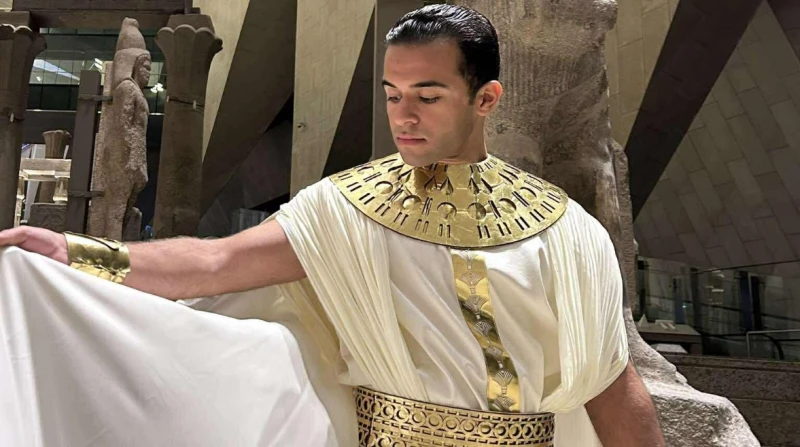 تدربنا 14 ساعة يوميًا، أدهم سامح يسرد كواليس مشاركته بافتتاح المتحف المصري الكبير (خاص)