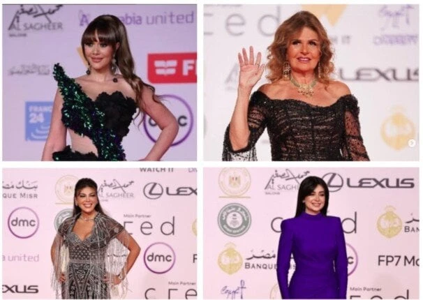 حسناء سيف الدين تتألق بملابس جريئة وتتصدر التريند في مهرجان القاهرة السينمائي