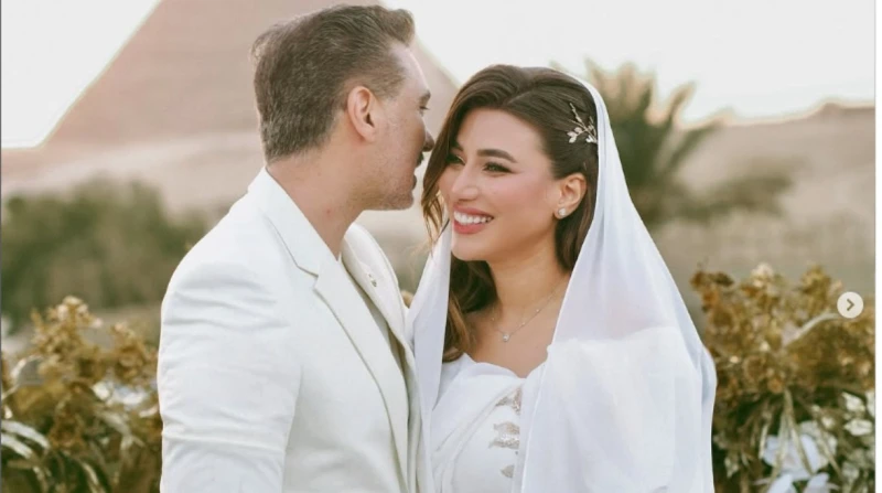 رقص وغناء ونجوم، أبرز اللقطات بحفل زفاف هايدي موسى ومحمد غانم