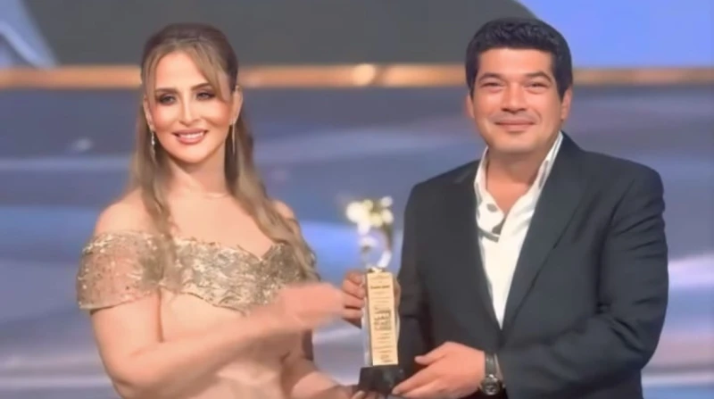 باسم سمرة يفوز بجائزة أفضل ممثل عن دوره بمسلسل "العتاولة 2"