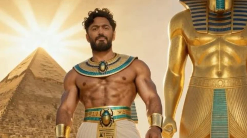 تامر حسني بالزي الفرعوني: "بشارك في أحلى ترند السنة دي"