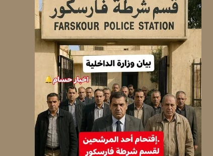 هي وصلت لحد كدة: مرشح يهاجم قسم شرطة فارسكور