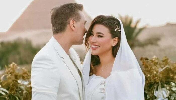 الفنانة هايدي موسى تحتفل بزفافها أمس وسط أجواء من الفرح والبهجة