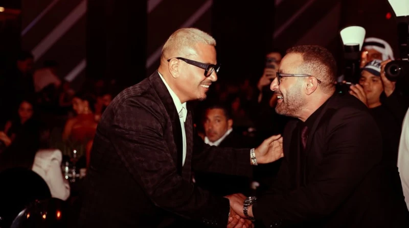 عمرو دياب يتألق في أبو ظبي بحضور أحمد السقا ونيللي كريم (صور)