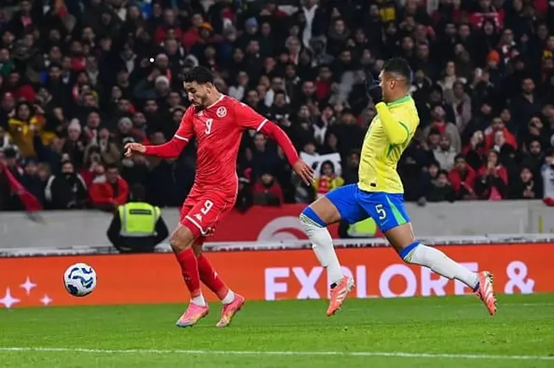 نسور قرطاج يتألقون ودياً أمام البرازيل في فرنسا