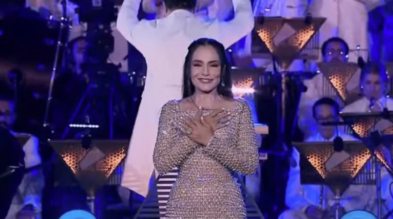 بعد غياب 4 سنوات، شريهان تخطف الأنظار في افتتاح المتحف المصري الكبير