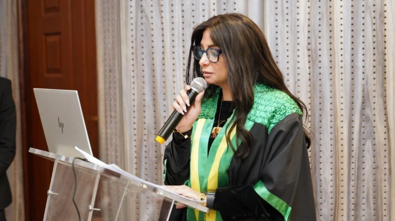 وسط حضور رسمي، المستشارة مروة هشام بركات تحصل على الماجستير