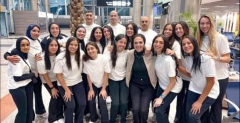 بعثة سيدات طائرة الزمالك تصل روما فى طريقها للبرازيل لخوض بطولة العالم