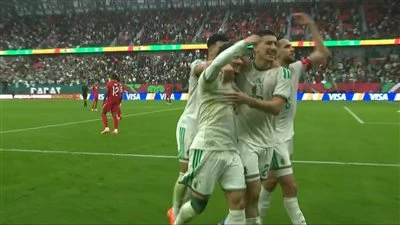 نتيجة غينيا الاستوائية ضد الجزائر في الشوط الأول.. ثلاثية لـ محاربي الصحراء