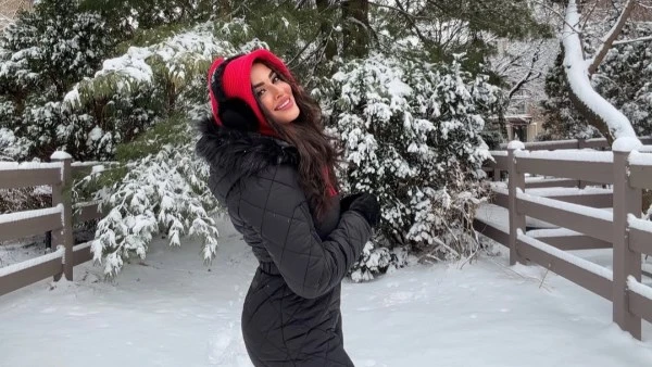 وسط الثلوج.. ميرنا نور الدين تخطف الأنظار عبر إنستجرام