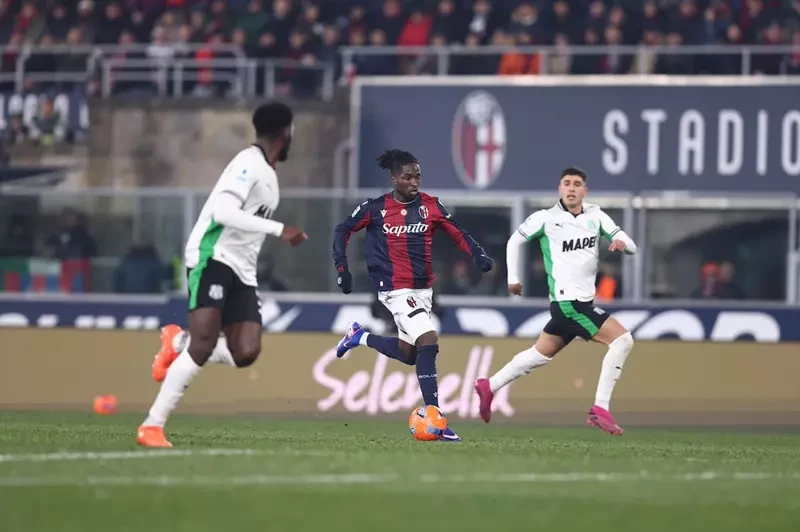 التعادل 1-1 يحسم لقاء بولونيا ضد ساسولو بالدوري الإيطالي