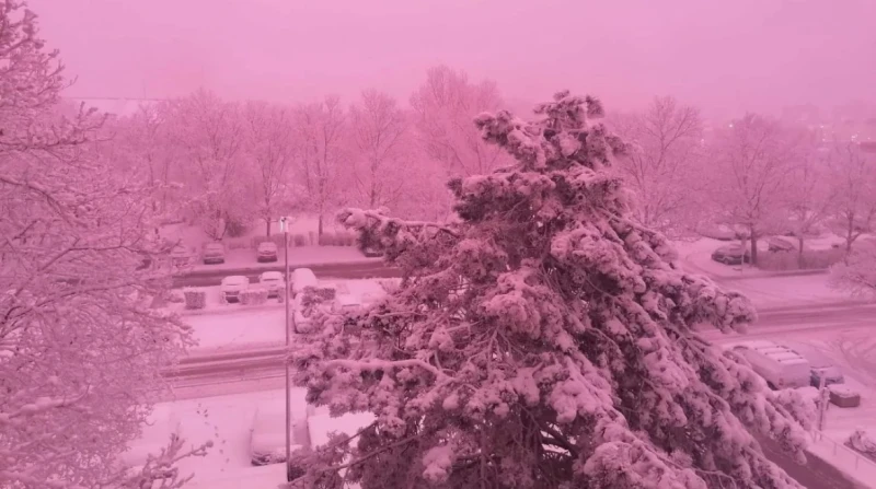 سماء ديسمبر تحير البريطانيين، ما سر الضباب الوردي؟