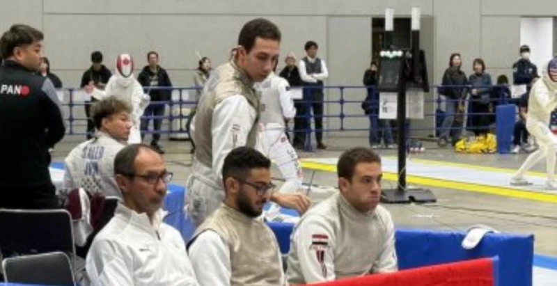 منتخب سلاح الشيش يحصد المركز السادس في بطولة العالم بطوكيو