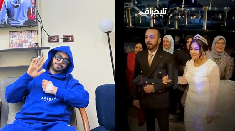 تامر مجدي يتعرض لوعكة صحية بعد ساعات من حفل زفافه، كيف علق؟