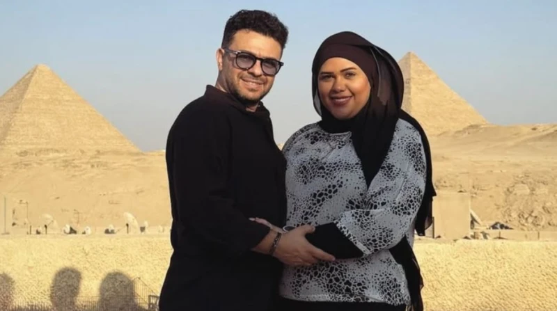 كريم الحسيني يعلن تعرض زوجته لوعكة صحية ويوجه رسالة مؤثرة