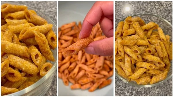 طريقة عمل سناكس المكرونة فى خطوات بسيطة