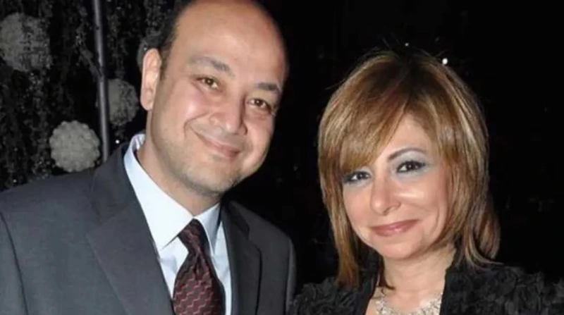 رحلة 25 سنة انتهت بالطلاق، صورة لعمرو أديب ولميس الحديدي بعد دخول عش الزوجية