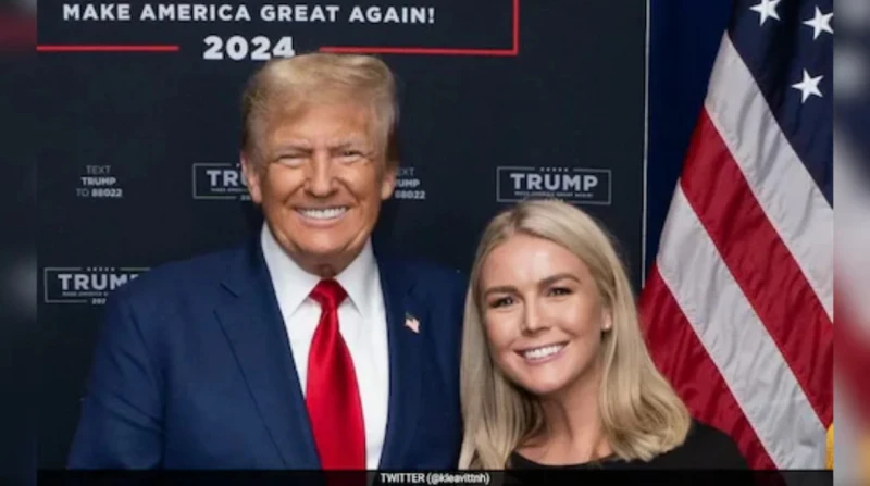 "شفاهها مثل الرشاش"، ترامب يغازل متحدثة البيت الأبيض خلال خطاب رسمي