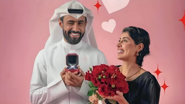 التفاصيل الكاملة لمسلسل ناصر الدوسري وفرح الصراف وينك من زمان