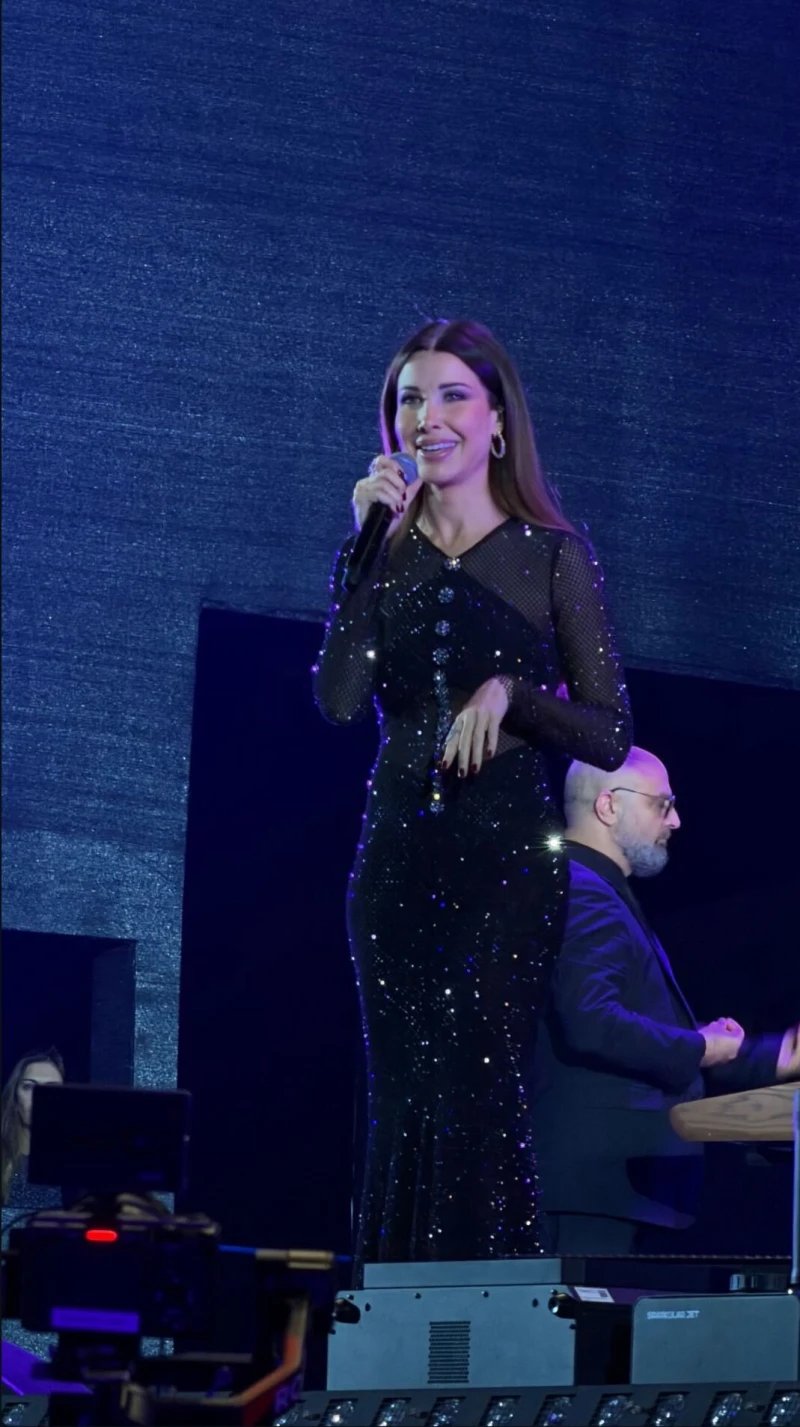 نانسي عجرم تتصدر الترند بعد حفل مبهر مع آدم في دبي