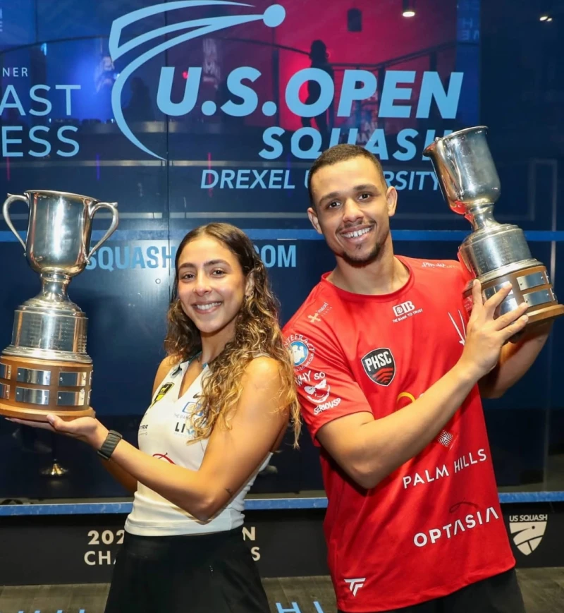 هانيا الحمامي تعود لصدارة السيدات وعسل يحافظ على قمة تصنيف الاسكواش