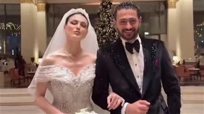 تشبه الأميرات.. لقطات من حفل زفاف دارين حداد على عريس من خارج الوسط الفني