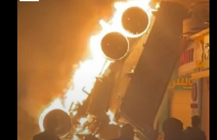 كارثة حريق تريلا أعلى الدائري تسببت في حريق هائل بعقار ووفاة شخصين