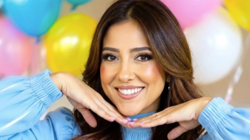 "بإطلالة سماوية تجنن"، مي كساب تحتفل بعيد ميلادها