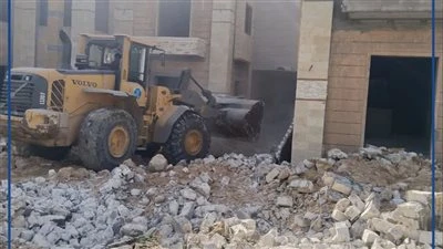حملة مُكبرة لإزالة التعديات في محافظة الإسكندرية تسفر عن هدم