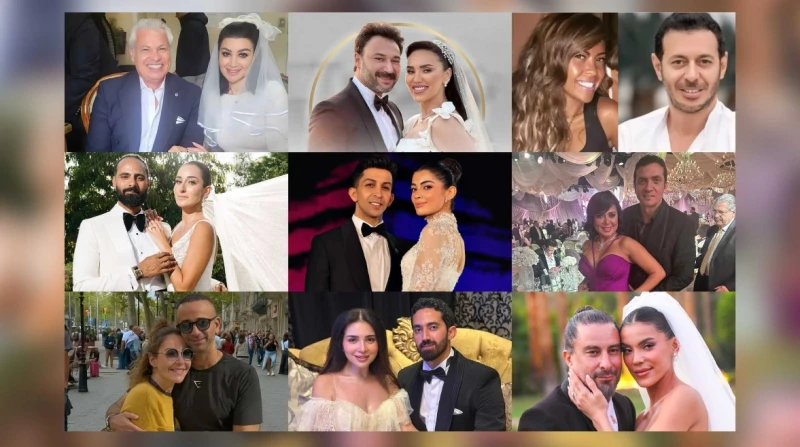 قصص حب في الكواليس، نجوم دخلوا القفص الذهبي خلال 2025