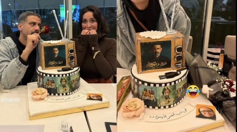 بسنت شوقي تحتفل بعيد ميلاد محمد فراج بطريقة مفاجئة