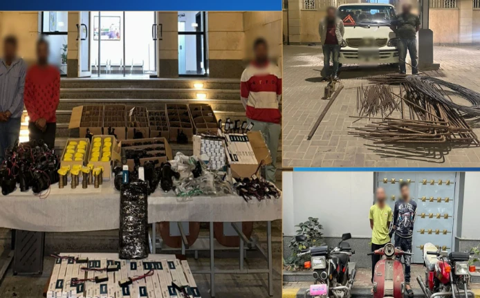 حرامية المحابس النحاسية بالقاهرة وقعوا في المصيدة