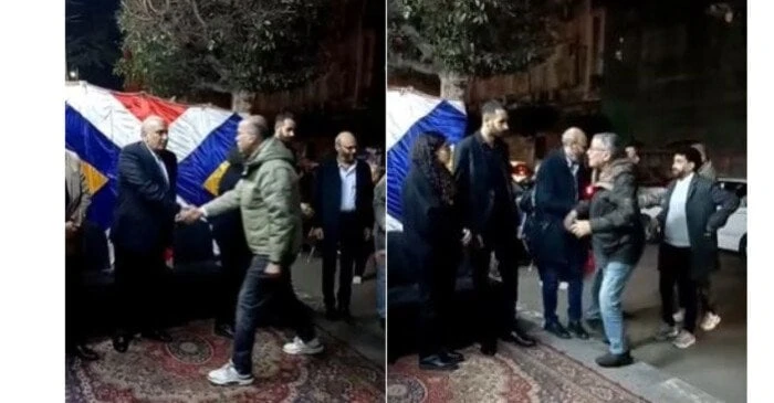 نجوم الفن والصحافة يودّعون المخرج عمرو بيومي في عزائه بمسجد الرحمة