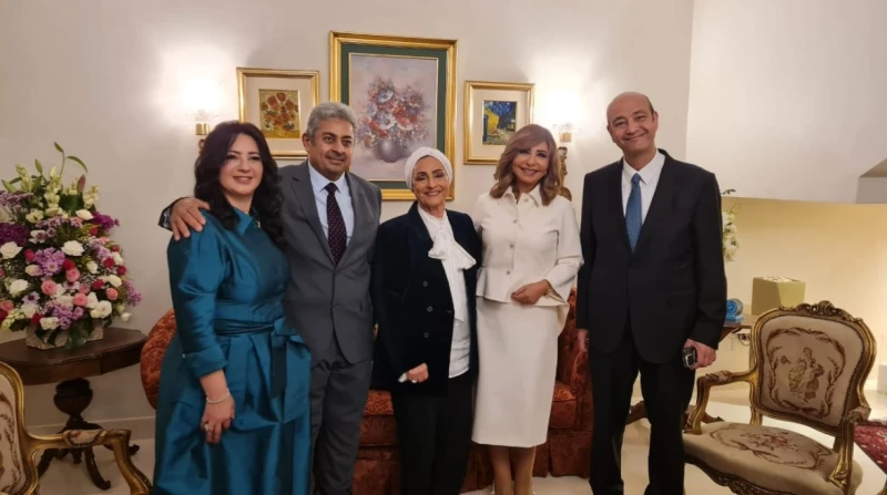 مناسبة عائلية، آخر ظهور لـ عمرو أديب ولميس الحديدي معًا قبل الطلاق