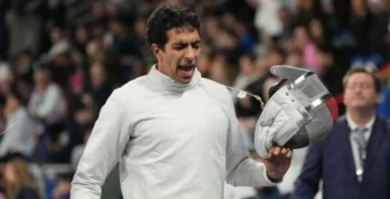 أحمد هشام يضمن ميدالية لمصر فى بطولة الجائزة الكبرى لسلاح السيف بتونس