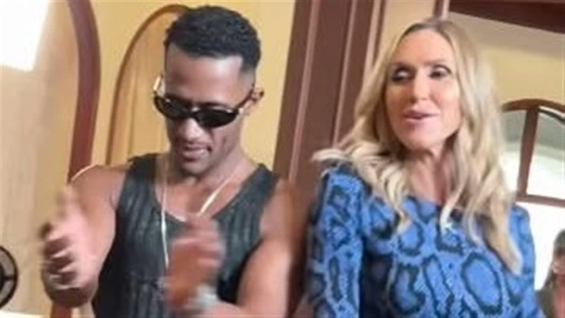 من داخل مقر ترامب.. محمد رمضان يكشف كواليس كليبه الجديد مع لارا ترامب